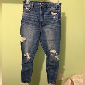 American Eagle Outfitters Distressed Blue Jeans